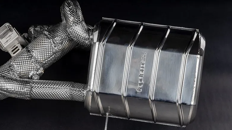 Photo of Capristo Full Sport Exhaust with Rear Silencer and Sport Cats for the KTM X-Bow GT-XR - Image 2